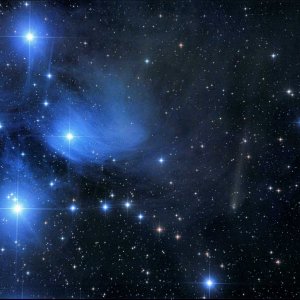 Komet Panstarrs bei M45