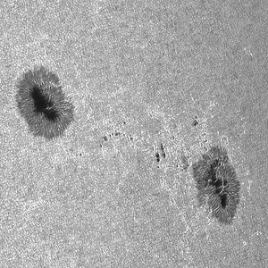 Die Sonne in KLine unter F=9750mm