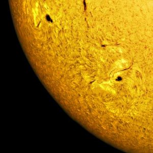 Sonnenfleckengruppe vom 27.09. H-alpha