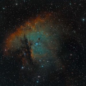 NGC281 mit der Astrel AST8300 Schmalband