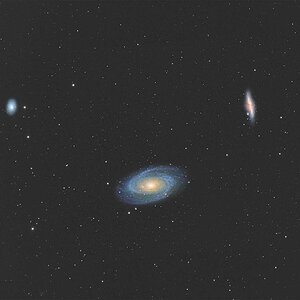 Zwischenstand M81, M82 und NGC 3077