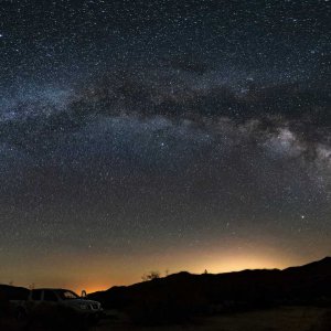 Desert Night with Milky Way