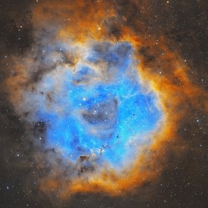 Burning Rosettenebula