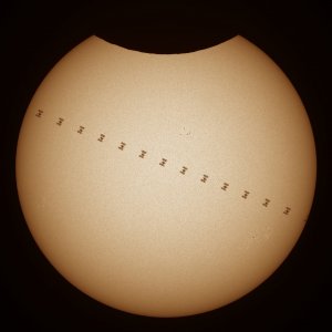 Sofi mit ISS-Transit - 10.06.2021