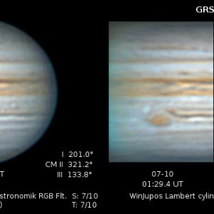 Jupiter mit GRF 10. Juli 2021