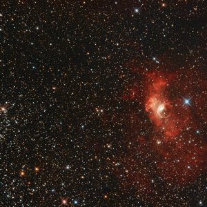 NOVA CAS 2021 ( V1405 Cas ) , NGC 7635 und M52 ( NGC 7654 )