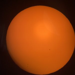 Sonnenflecken mit dem C8