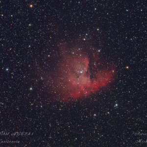 NGC 291 Pac-Man-Nebel