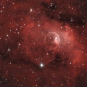 NGC7635 (Ausschnitt) mit L-Extremefilter (6 Zoll LZOS-Triplett bei f6.3)