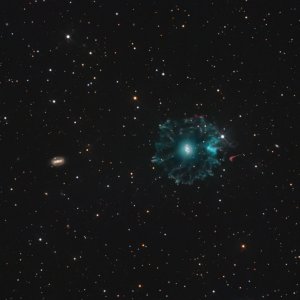 NGC 6543, Katzenaugen- oder auch Sonnenblumennebel