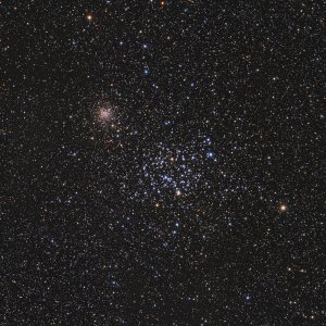 Messier 35 und NGC 2158