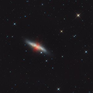 M82 vom Stadtrand