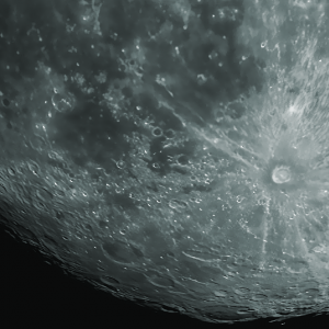 Mond Erde :  Krater Tycho