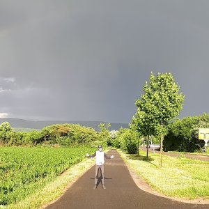 Regenbogen über Heidelberg