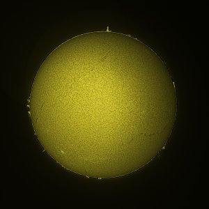 H alpha Sonne vom 1.7.2022