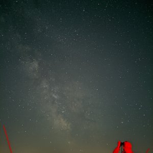 00:15 Uhr - dunkel genug, Bortle 5 für 2 Std.