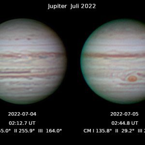 Jupiter 4.u.5. Juli