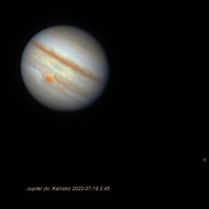 Jupiter (mit Io und Kallisto)