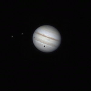 Jupiter doppelter Schattenwurf - Animation