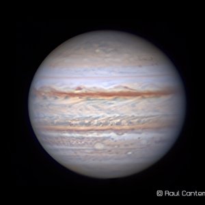 Jupiter vom 15.08.2022 - 30 Minuten derotiert