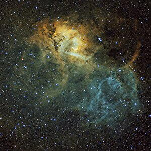 Sh2 132 - Der Löwennebel in RGBSHO