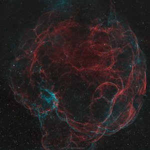 Sh2-240 - Spaghetti Nebula (Neubearbeitung)