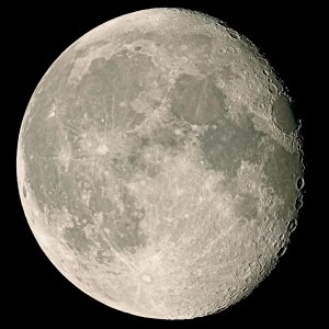 Mond abnehmend am 13. Sept. 2022 um 01:23 mesz