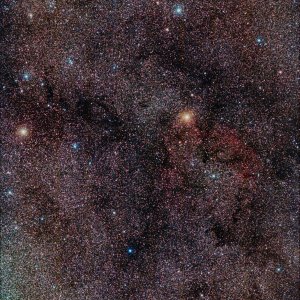 IC 1396 Weitfeld mit dem Samyang 135; Rohdaten: Kollege Karl-Heinz; BB: Andreas; 11x1min am  22.08.22