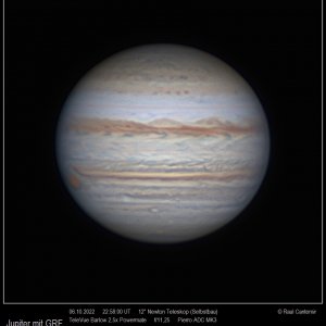 Jupiter mit GRF vom 06.10.2022
