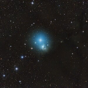 Sternhaufen IC 348 mit vdb 19 im Perseus bei etwa bortle 8