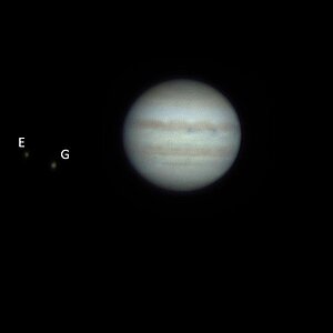 Jupiter mit 4 Monden