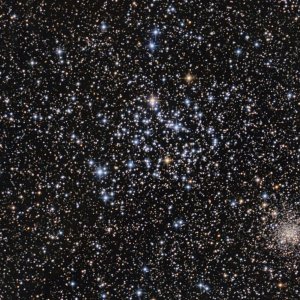 M35 und NGC2158 mit 2x 6" f/4 Newtons parallel vom 05.02.2018