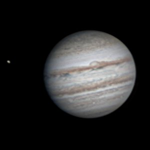 Jupiter und ein halber Ganymed