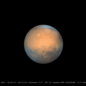 Mars in Opposition am 8.12.2022