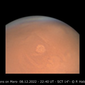 Olympus Mons auf dem Mars vom 8.12.2022