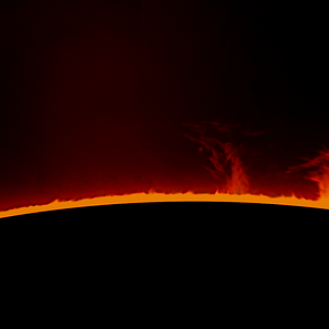 Sonne 2023-02-08 Protuberanzen