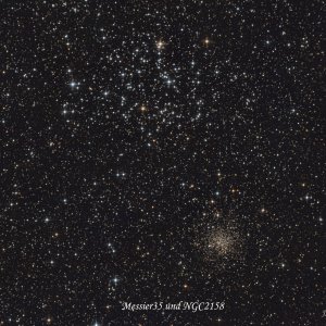 Messier35 und NGC2158