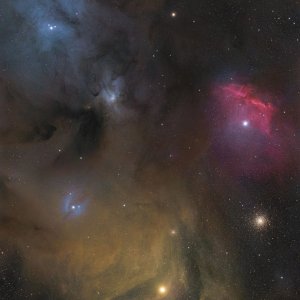 Ein Farbenspiel: Die Antares - Rho-Ophiuchi-Region