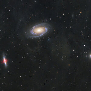 Galaxien-Triplet im Großen Bären