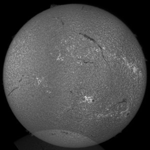 Sonne H-Alpha vom 28.05.2023 am Nachmittag