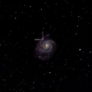 SN 2023ixf - M 101 (NGC 5457) - Feuerrad-Galaxie