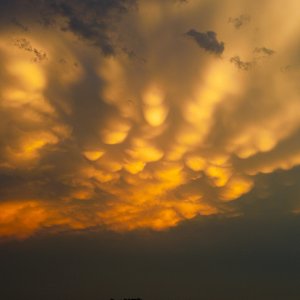 Mammatus Wolken
