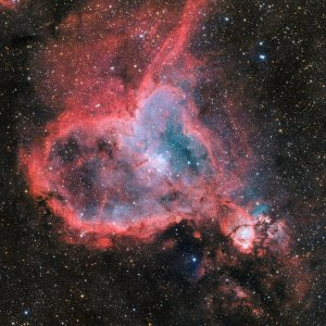 IC1805 in RGB + HaOiii