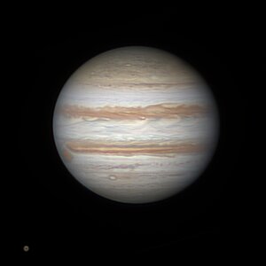 Jupiter mit Mond