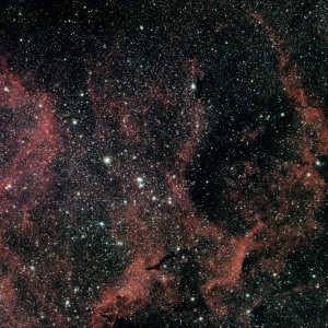 Gasnebel um NGC 6871, Dual Narrowband Ha / OIII