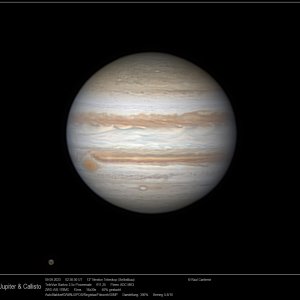 Jupiter und Callisto - 2023-09-09-0236 UT