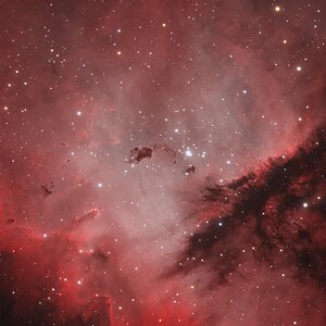Close-up von NGC 281, dem Pacman-Nebel