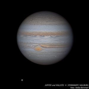Jupiter und Kallisto Neubearbeitung mit R+IR als Luminanz