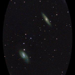 M66 und M65 aus dem Leo Triplett mit dem Seestar S50