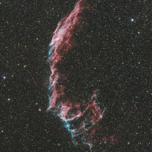 NGC6992 - östlicher Schleiernebel (Cirrusnebel)